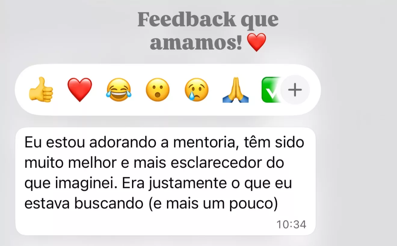 Depoimento de aluna 6, Mentoria Financeira MVB
